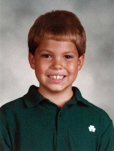 Clint in 2nd Grade at St. Patrick's School 